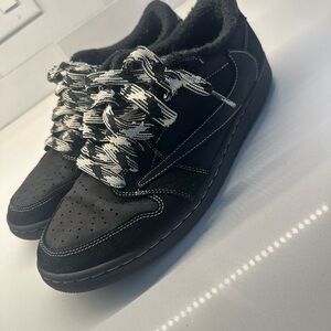 Nike Air Jordan 1 Low OG SP Travis Scott Black Phantom Size 11 100% Authentic
